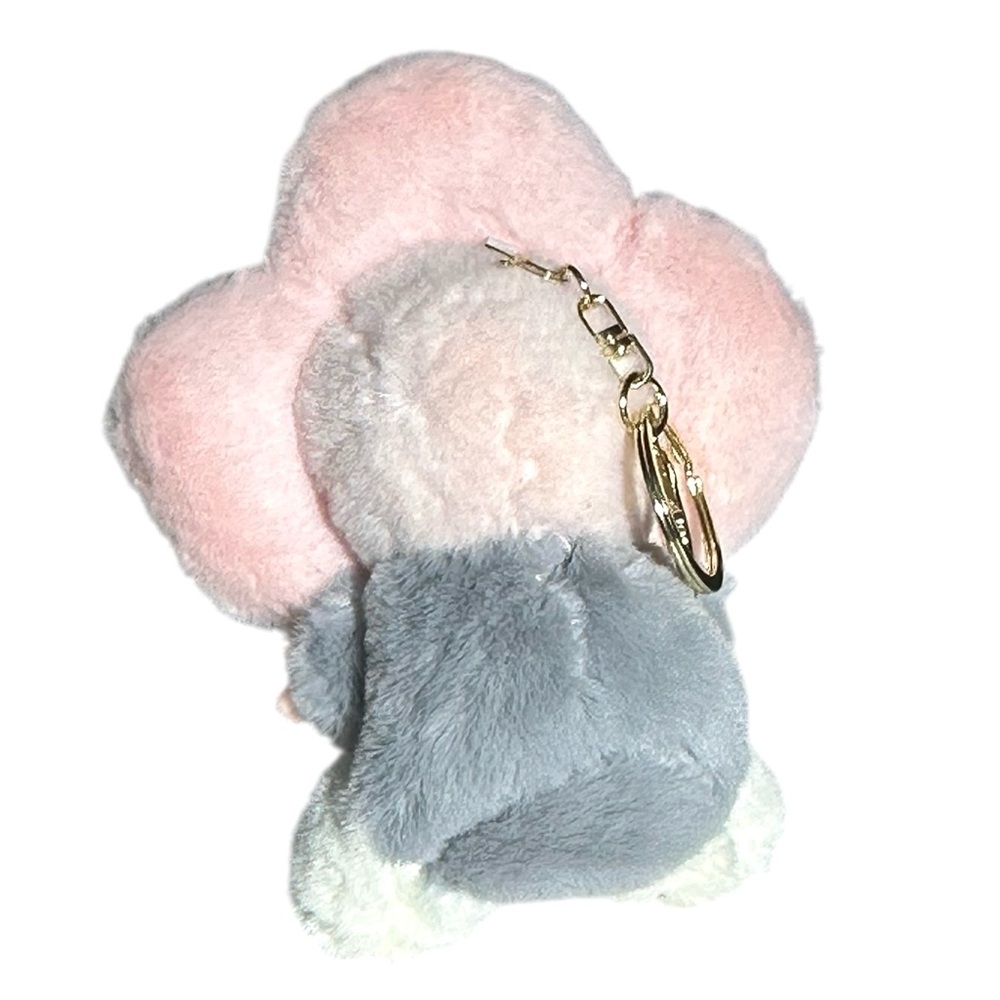 Pink Flower Charm Keychain - Picture 5 of 5